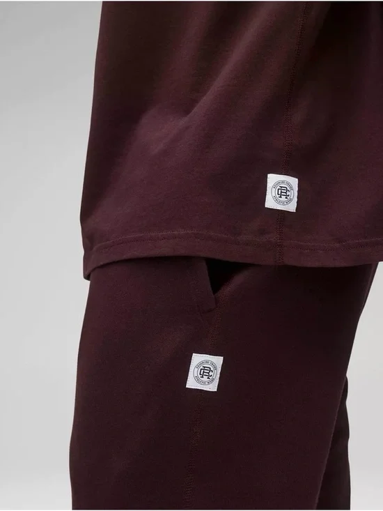 NWT Reigning Champ Men's Joggers Sweatpants Burgundy Sport Pants Large - Picture 7 of 15
